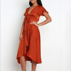 Petal & Pup Montrose Dress Rust Size 4 NWT